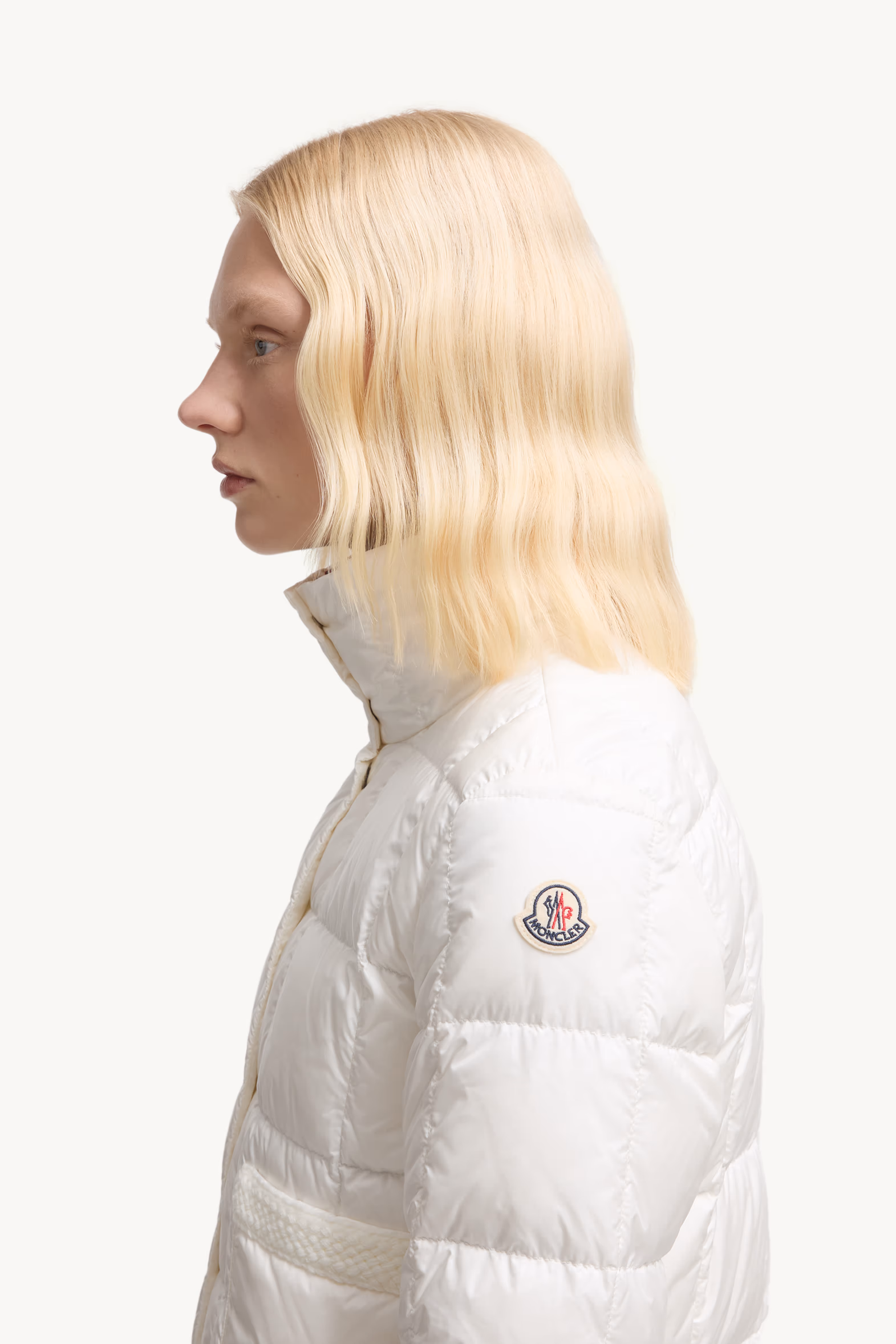 Jarcieu Braided Trim Short Down Jacket Women White Moncler 4